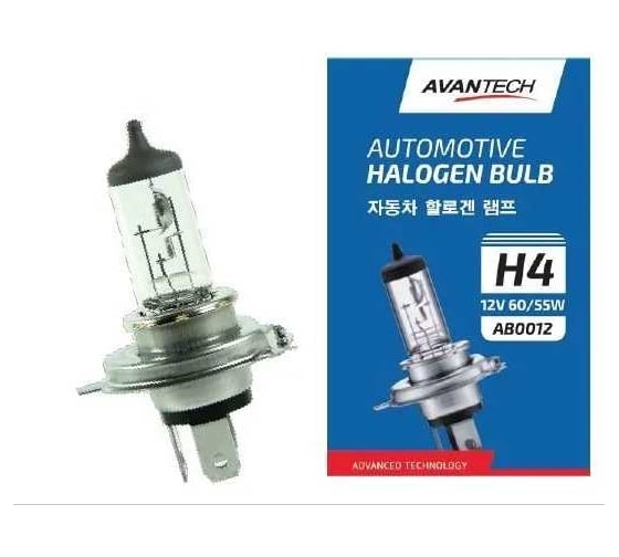 Изображение товара Лампа головного света Avantech H4 (HB2) 12V 60/55W арт. AB0012 131281