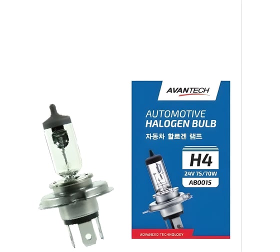 Изображение товара Лампа головного света Avantech H4 (HB2) 24V 75/70W арт. AB0015 131284