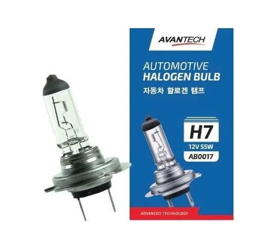 Изображение товара Лампа головного света Avantech H7 12V 55W арт. AB0017 131286
