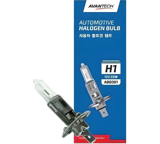 Изображение товара Лампа головного света Avantech H1 12V 55W арт. AB0001 131270