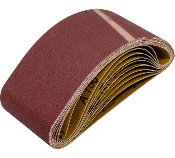 Изображение товара Лента шлифовальная (10 шт; 75х457 мм; P150) ПРАКТИКА 032-911