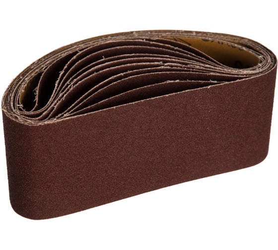 Изображение товара Лента шлифовальная (10 шт; 75х457 мм; P100) ПРАКТИКА 032-898