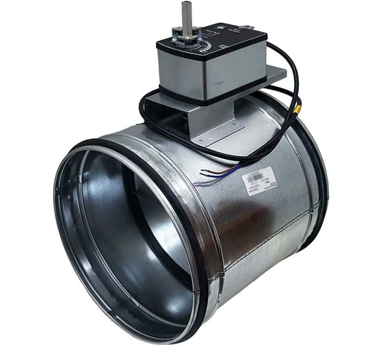 Изображение товара Заслонка регулирующая круглая TKD200-SC-03DN/230V 200 мм с электроприводом 3Нм, 220В, управление открыто/закрыто с возвратной пружиной TECHNO 550203