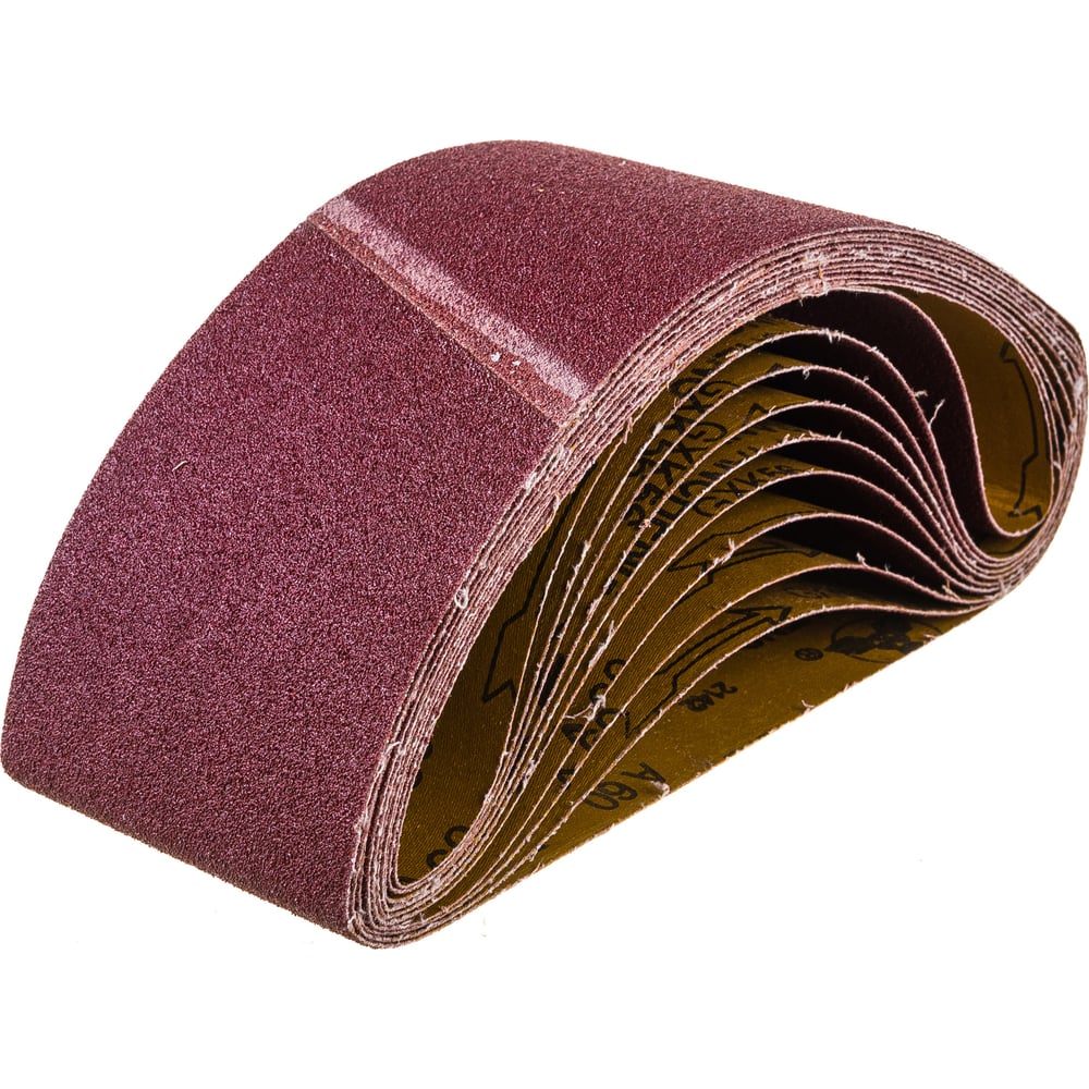 Изображение товара Лента шлифовальная ПРАКТИКА 037-916 10 шт 100х610 мм зернистость P60 универсальная тканевая