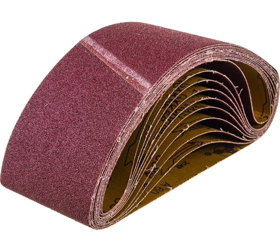 Изображение товара Лента шлифовальная (10 шт; 100х610 мм; P60) ПРАКТИКА 037-916