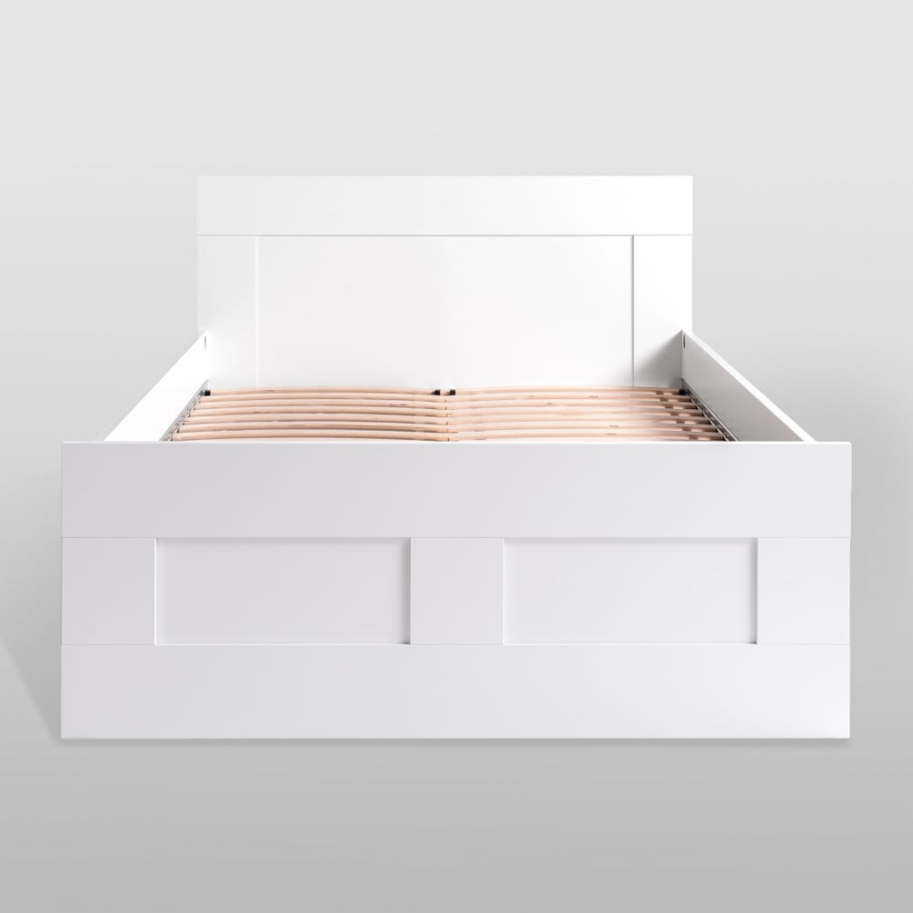 Изображение товара Кровать Гуд ЛАКК СИРИУС двуспальная, 205x146x82 см, белая 2.02.04.190.1