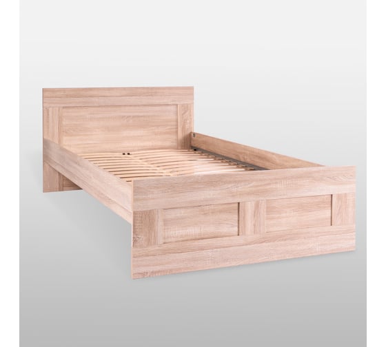 Изображение товара Кровать Гуд ЛАКК СИРИУС двуспальная, 205x126x82 см, бежевая, дуб сонома 2.02.04.180.3