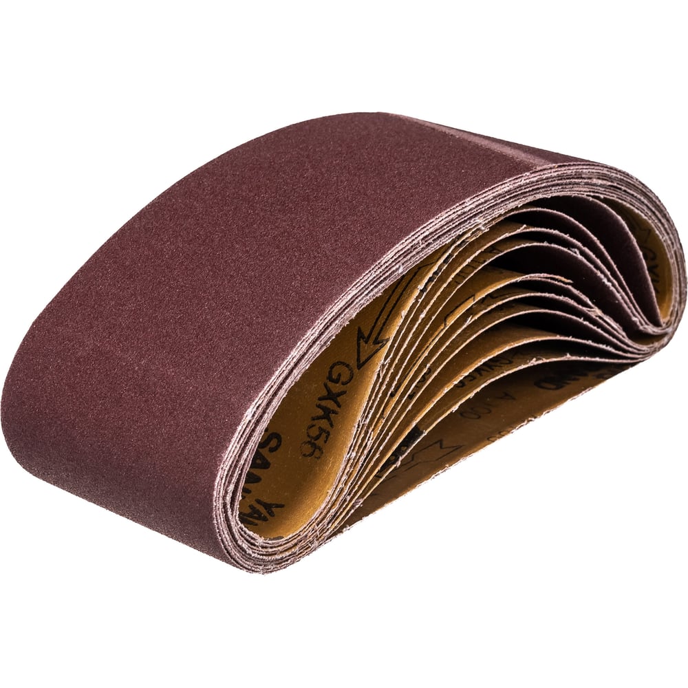 Изображение товара Лента шлифовальная 100х610 мм P100 10 шт ПРАКТИКА 037-930