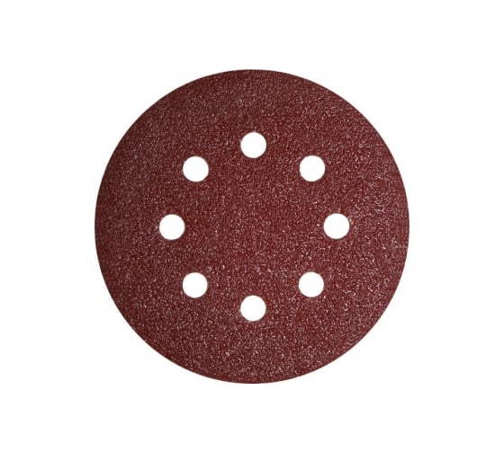 Изображение товара Круг шлифовальный на липкой основе (25 шт; 125 мм; Р180) ПРАКТИКА 034-199