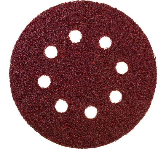 Изображение товара Круг шлифовальный на липкой основе (25 шт; 125 мм; Р40) ПРАКТИКА 034-168