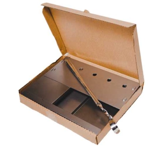 Изображение товара Мангал ООО Агростройлидер ASL 500x300x140x0.5 мм, 5 шампуров уголок 410x10x0.5 мм, в коробке САД-16.04