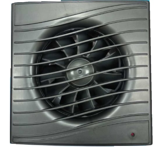 Изображение товара Осевой вытяжной вентилятор ВИЕНТО с обратным клапаном 130 м3, ВОЛНА, gray metal, шарикоподшипник ВИЕНТО В100СК STILL gray-B