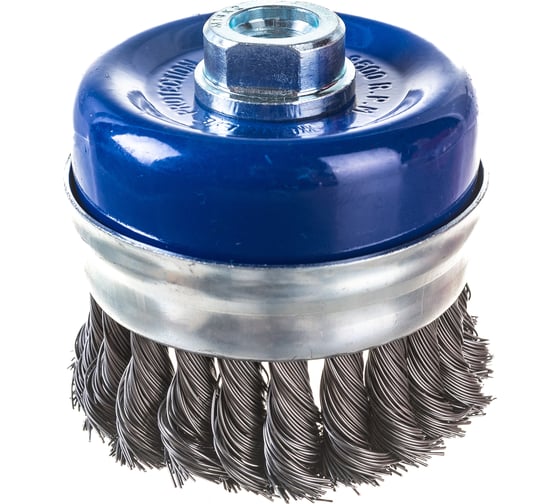 Изображение товара Кордщетка чашеобразная витая усиленная (90 мм; М14) ПРАКТИКА 032-591