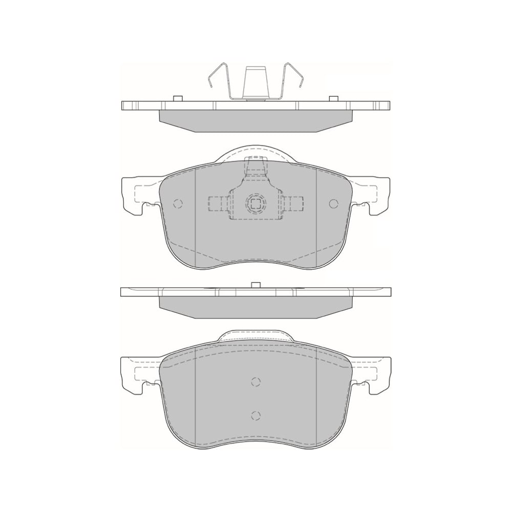 Дисковые тормозные колодки Avantech тормозные дисковые передние колодки для ssangyong rexton 02 trialli