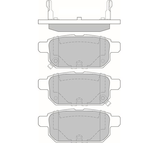 Изображение товара Колодки тормозные AV923 дисковые (противоскрипная пластина в комплекте) Avantech 104433