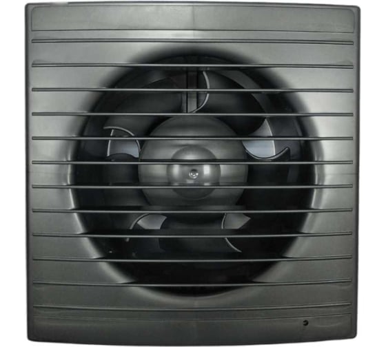 Изображение товара Осевой вытяжной вентилятор ВИЕНТО с обратным клапаном, 240 м3, gray metal, шарикоподшипник ВИЕНТО 125СК STILL gray-B