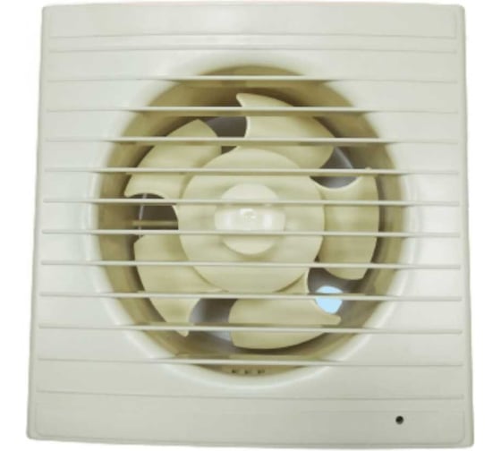 Изображение товара Осевой вытяжной вентилятор ВИЕНТО с обратным клапаном, 240 м3, сл. кость, шарикоподшипник ВИЕНТО 125СК STILL ivory-B