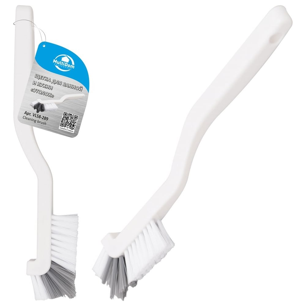 Изображение товара Щетка для ванной и кухни МУЛЬТИДОМ Уголок VL58-289 25,5 см универсальная