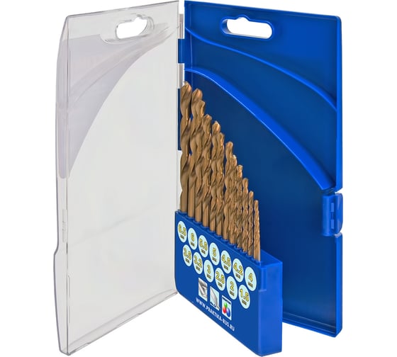 Изображение товара Набор сверл по металлу Профи (13 шт; 1.5-6.5 + 3.2, 4.2 мм) ПРАКТИКА 640-285