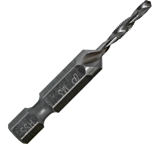 Изображение товара Сверло-метчик М3 (49 мм; HEX 1/4) ПРАКТИКА 774-962