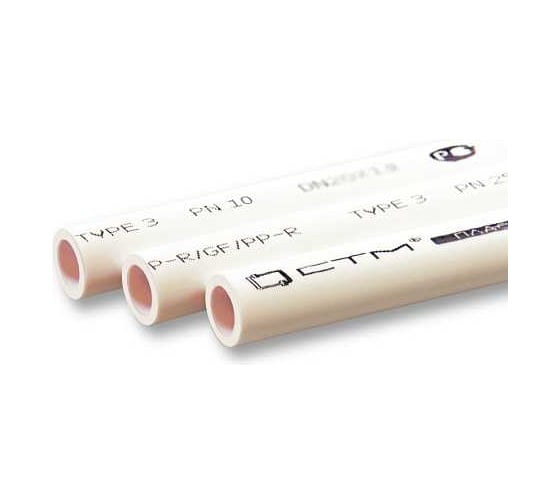 Изображение товара Труба PP-R СТМ ПЛАСТ PN 10, DN 40x3.7, 4 м CPP10040-4