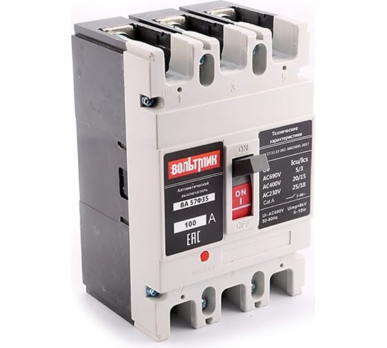 Изображение товара Автоматический выключатель ВТМ (S) ВА 57Ф35 340010 40А 400 ВТМ00022480