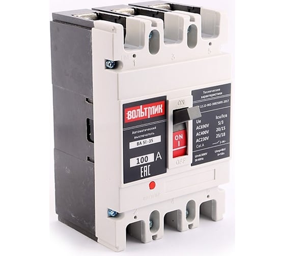 Изображение товара Автоматический выключатель ВТМ (S) ВА 51-35М1 341110 63А 630 ВТМ00041926