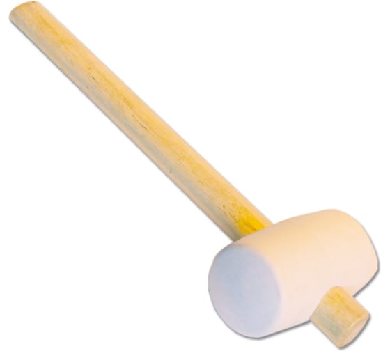 Изображение товара Резиновая киянка SANTOOL МАСТЕР белая 450 гр 030830-450