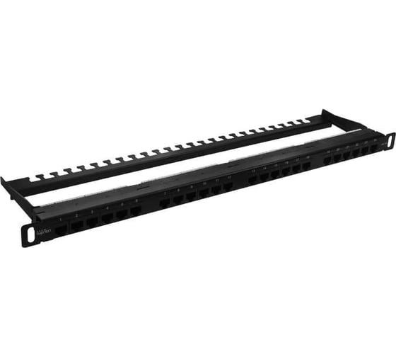 Изображение товара Патч-панель SUPRLAN высокой плотности 19", 24хRJ-45, UTP, Cat.5e, 0,5U 10-0404