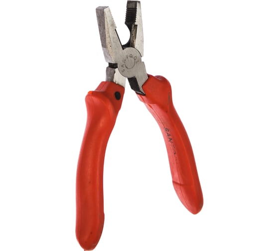 Изображение товара Пассатижи SANTOOL с красными ручками 180 мм 031102-001-180