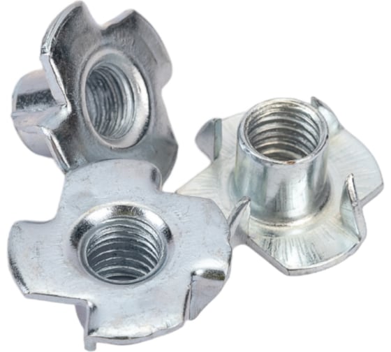 Изображение товара Мебельная врезная гайка МЕТАЛЛСЕРВИС М8x11 DIN 1624, цинк, 50 шт. 1239721