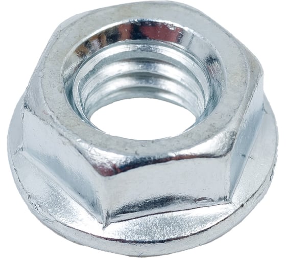 Изображение товара Гайка с фланцем МЕТАЛЛСЕРВИС М8, DIN 6923, цинк, 35 шт. 1241176