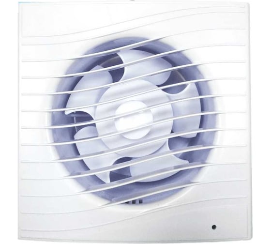 Изображение товара Осевой вытяжной вентилятор ВИЕНТО с таймером, малошумный, 240 м3, ВОЛНА, шарикоподшипник ВИЕНТО В125СТ STILL-B
