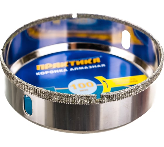 Изображение товара Коронка алмазная по стеклу и керамике (100 мм) ПРАКТИКА 777-406