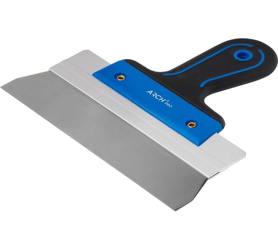 Изображение товара Шпатель ARCH PRO GOLD из нержавеющей стали, с обрезиненной рукояткой, 200 мм 572200