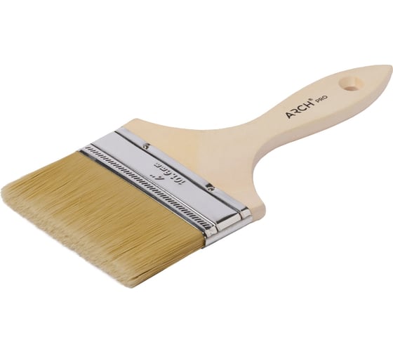 Изображение товара Плоская кисть ARCH PRO BRONZE с синтетической щетиной, 100 мм 191100