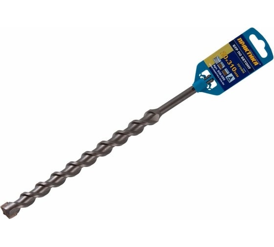 Изображение товара Бур по бетону серия Профи (20х310 мм; SDS-plus) ПРАКТИКА 038-050