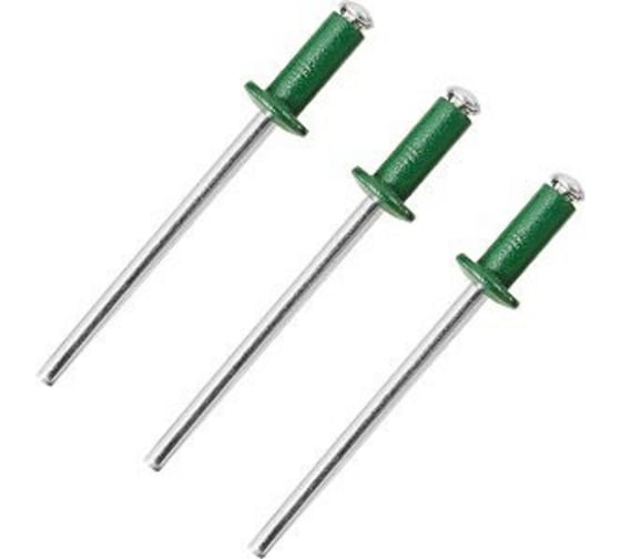 Изображение товара Заклепки Спец 3,2x8 RAL 6005 (темно-зеленый), 50 шт., блистер 3949