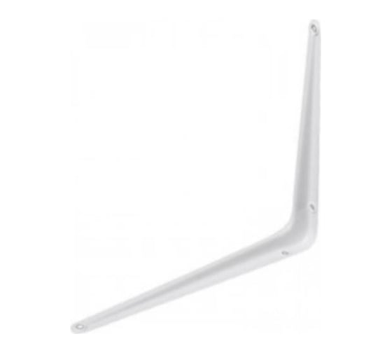 Изображение товара Кронштейн с ребром жесткости STARFIX 150x200 мм, белый SMP-102677-1