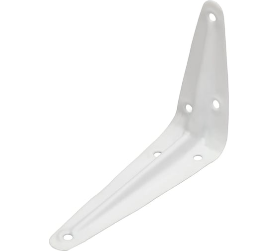 Изображение товара Кронштейн с ребром жесткости STARFIX 300x350 мм, белый SMP-27692-1