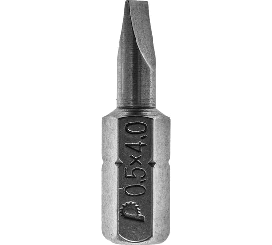 Изображение товара Бита SL 0.5x4 Профи (2 шт; 25 мм) ПРАКТИКА 034-854