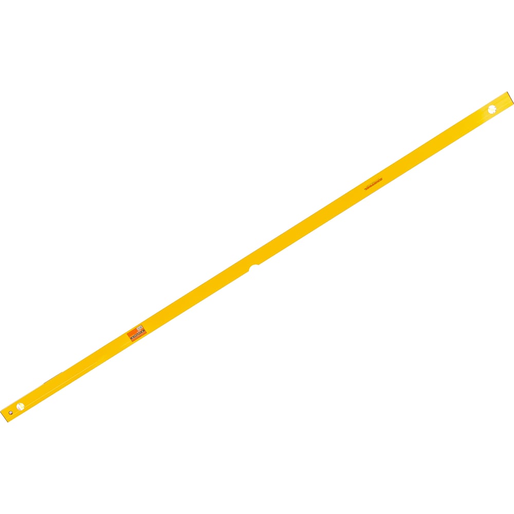 фото Алюминиевый желтый уровень с линейкой, 3 глазка 2000 мм santool 050202-200