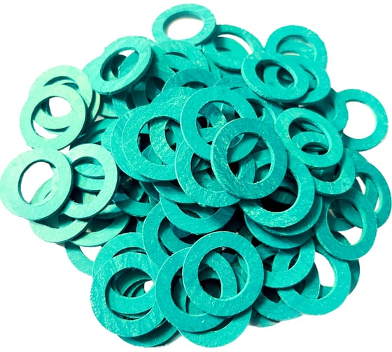 Изображение товара Набор прокладок из безасбестового паронита Профитт 1", 20x30x2 мм - 100 шт. 2228074