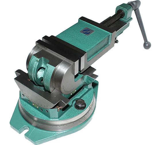 Изображение товара Глобусные станочные тиски CNIC QW125 125 мм, поворотные, ход 120 мм, 0.025/100 мм, качение в 2-х плоскостях 32635