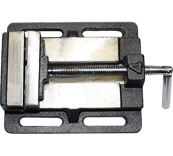 Изображение товара Станочные тиски для сверлильных станков CNIC Q19150 150 мм, неповоротные, ход 125 мм, паз 18x135 мм 26173