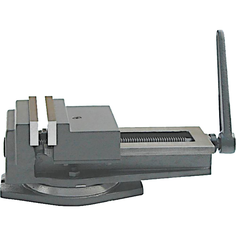 Изображение товара Станочные тиски CNIC Q13 QB250 250 мм, чугунные, поворотные, с открытым винтом, ход 280 мм 71406