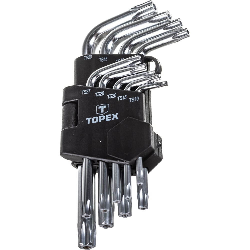Изображение товара Набор торцевых ключей TOPEX TS10-50 9 шт. CrMo T-профиль
