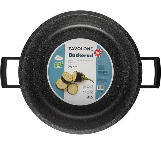 Изображение товара Сотейник TAVOLONE с антипригарным покрытием buskerud, со стеклянной крышкой, 28 см 806115361830