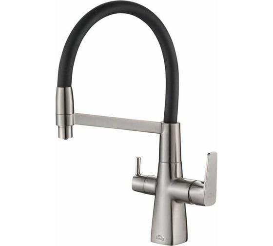 Изображение товара Смеситель ZorG Steel Hammer сатин SH 818-6 SATIN
