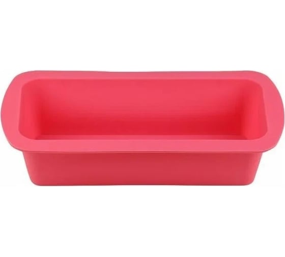 Изображение товара Форма для выпечки PERFECTO LINEA силиконовая, прямоугольная, 27x13.5x6 см, розовая 20-000219